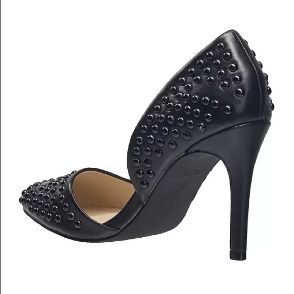 FRENCH CONNECTION high heel studded stunning shoes black 9 - Picture 3 of 5